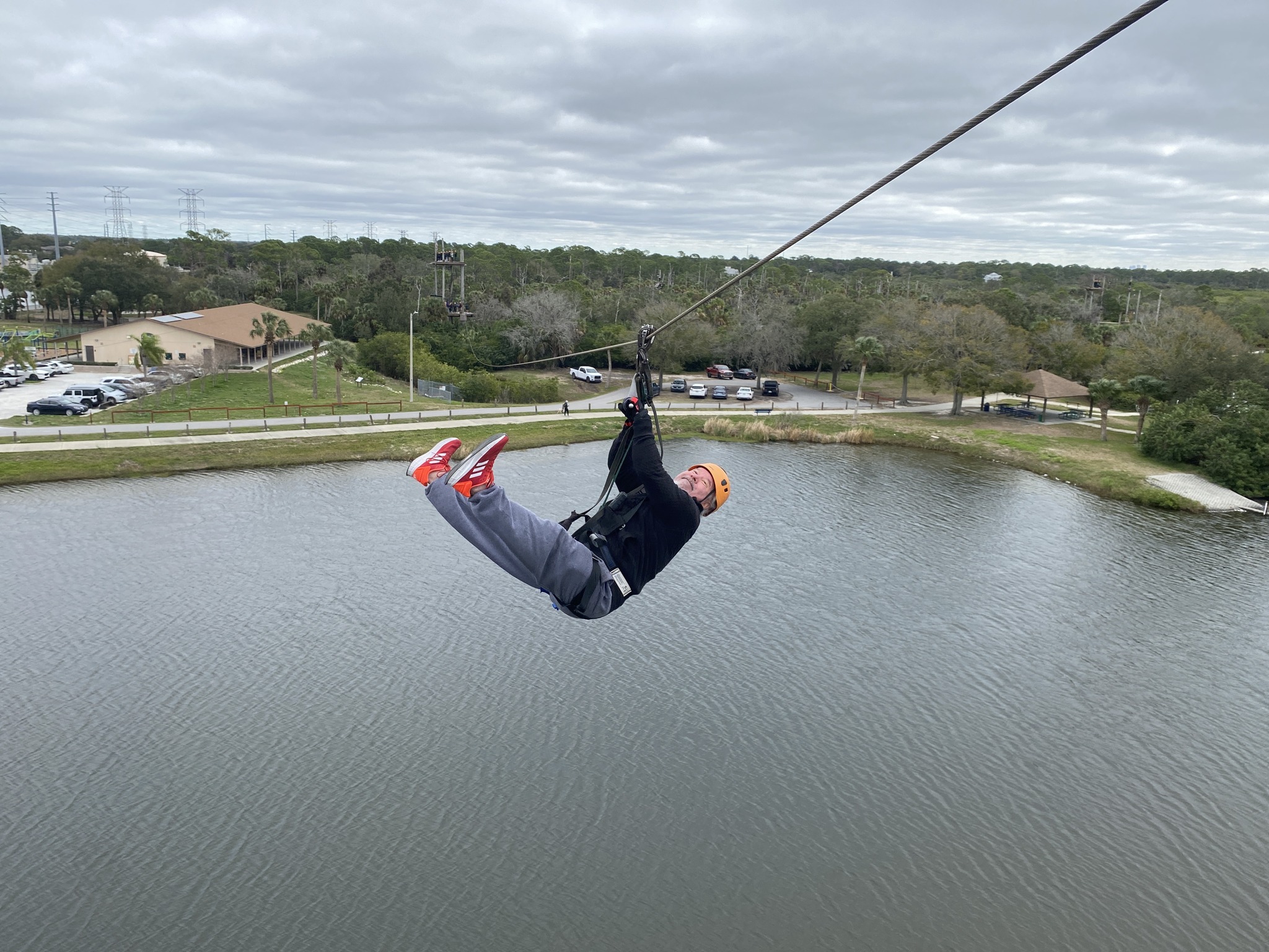 Zip lining